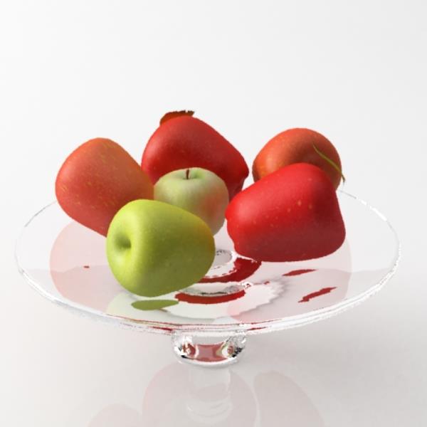 مدل سه بعدی سیب